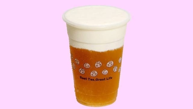 Jasmine (green tea) Float 茉莉奶盖.