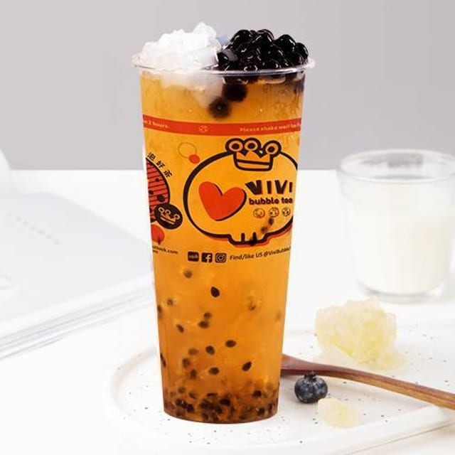 Passion Fruit QQ 百香果QQ鲜茶.