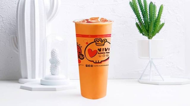 Thai Tea Slush 泰茶沙冰.