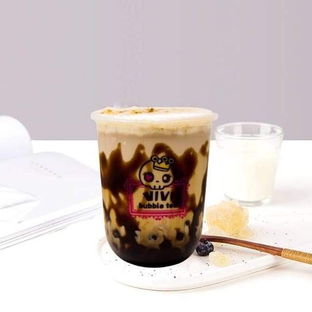 Brown Sugar Milk Tea 黑糖奶茶.