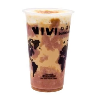 Taro Creme Brulee Milk Tea 芋泥布雷奶茶