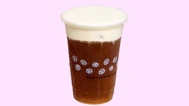 Earl Grey (black tea) Float 伯爵奶盖.