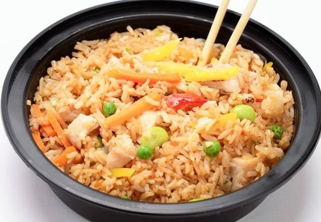 Yakitori Chicken Fried Rice 烧鸡炒饭.