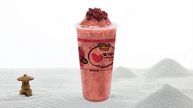 Red Bean Slush 红豆沙冰.