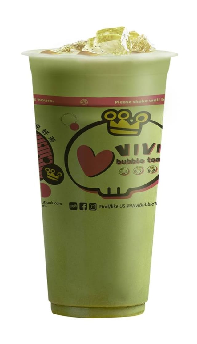 Japanese Matcha Milk Tea 日式抹茶.