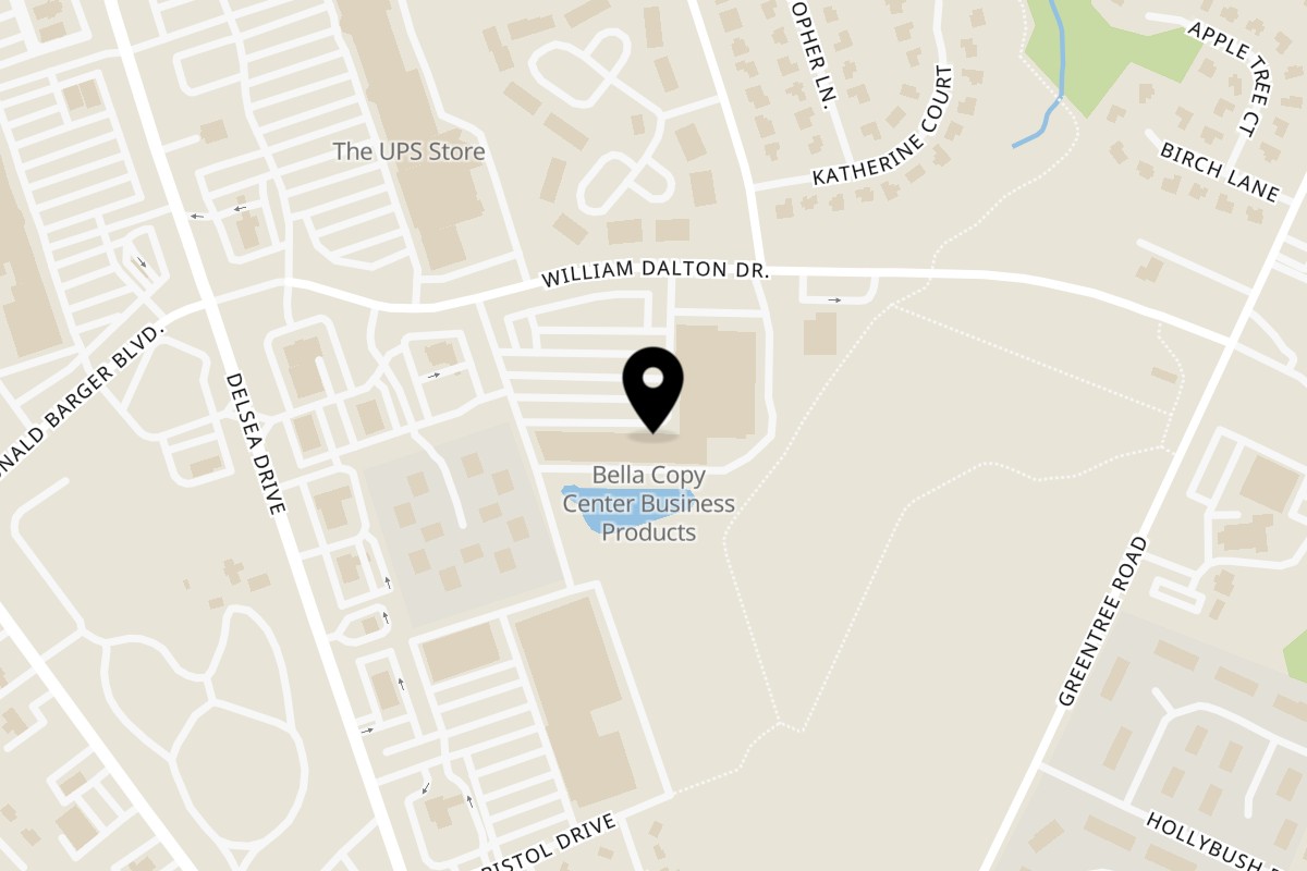 Map showing the location of Vivi Bubble Tea Glassboro on 192 William Dalton Dr in Glassboro
