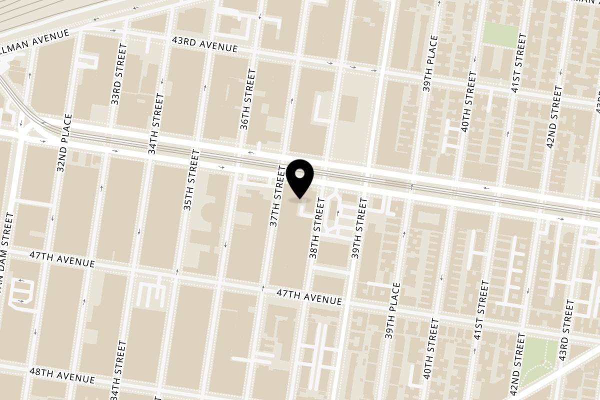 Map showing the location of Vivi Bubble Tea Long Island City on 37-10B Queens Blvd in Long Island City