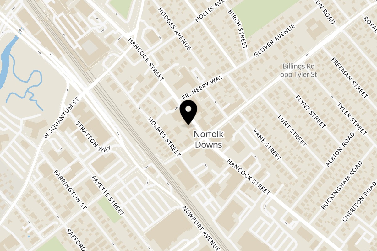 Map showing the location of Vivi Bubble Tea Quincy on 389 Hancock St in Quincy